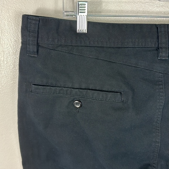 Volcom Men's 36 True To This Twill Shorts Black EUC Flat Front Inseam 9.75" - Picture 7 of 13